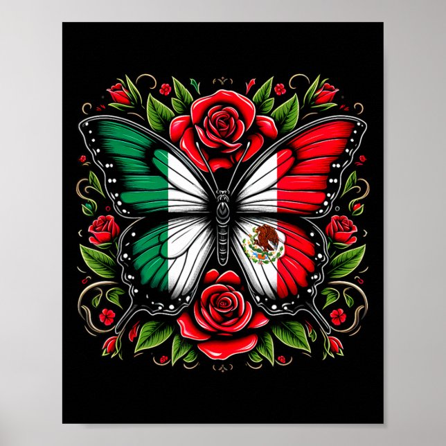 Affiche Tee de la fête de l'indépendance du Mexique _ Papi (Devant)