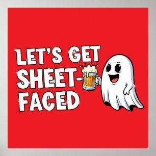 Affiche Tee face feuille