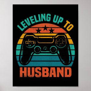 Affiche Tee For Groom Video Game Lovers