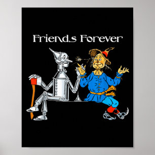 Affiche Tee Shirt Amusant Amis Pour Toujours Magicien D'Oz