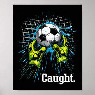 Affiche Tee-shirt de gardien de but de football pour garço