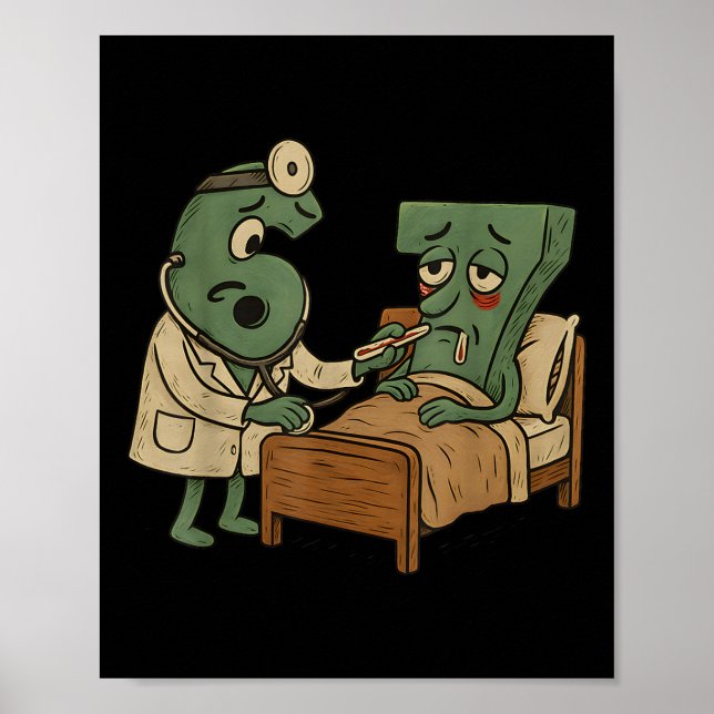 Affiche Tee-shirt drôle 67 Mème Malade Sept Numéro  (Devant)