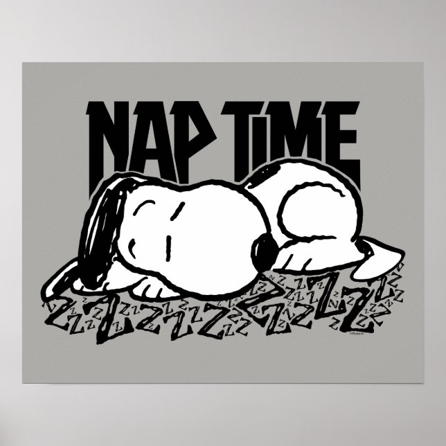 Affiche Tee - shirt | Snoopy Nap Time (Devant)
