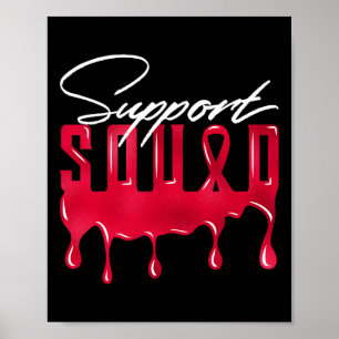 Affiche Tee - shirts correspondants de l'équipe de soutien