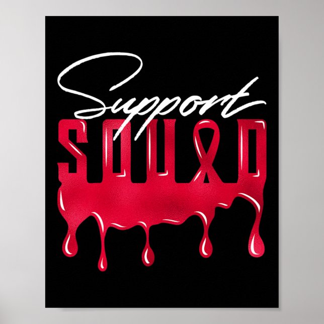 Affiche Tee - shirts correspondants de l'équipe de soutien (Devant)