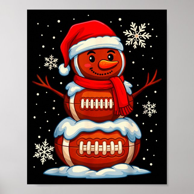 Affiche Teenage Boys Christmas Pajamas, American Football  (Devant)