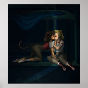 Affiche Teenage Catradora embrasse