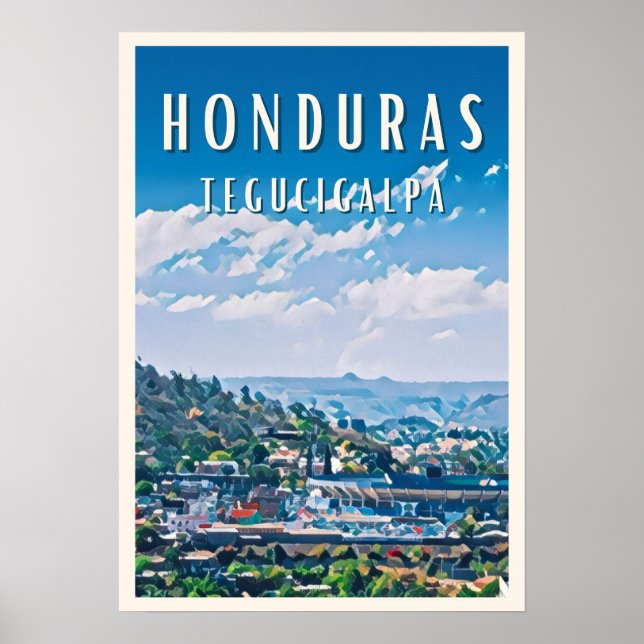 Affiche Tegucigalpa : entre histoire et modernité (Devant)