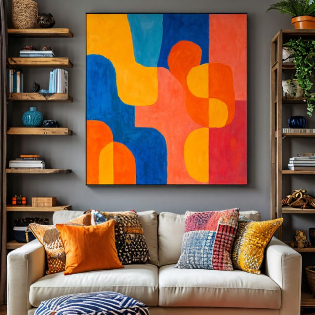 Affiche teintes du milieu du siècle (Créateur téléchargé)