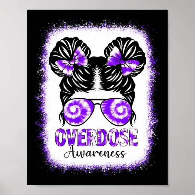 Affiche Teinture blanchie Conscience de l'overdose Cheveux (Devant)