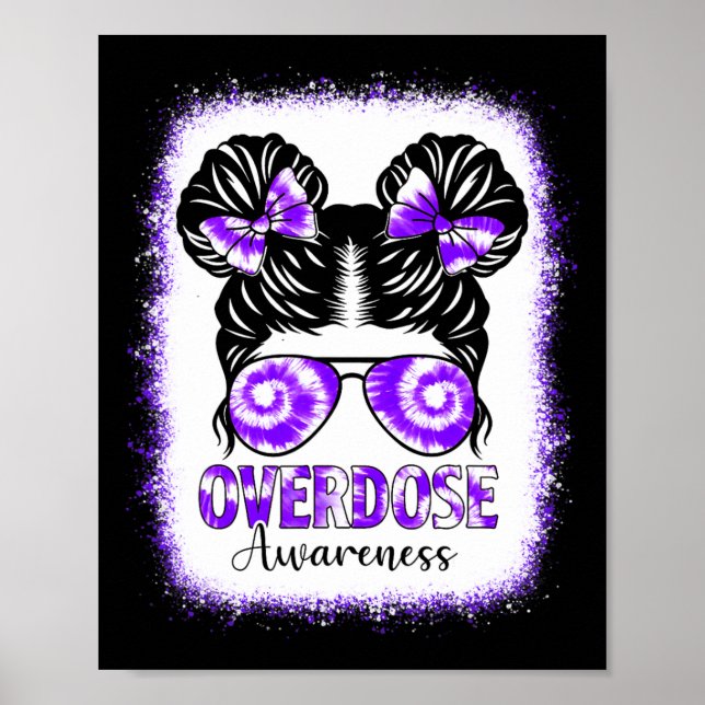 Affiche Teinture blanchie Conscience de l'overdose Cheveux (Devant)