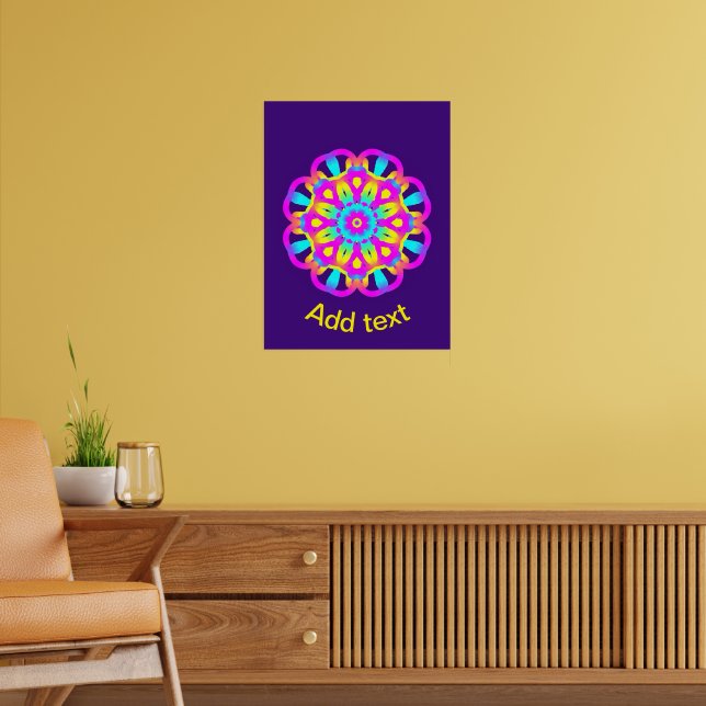 Affiche Teinture pourpre, rose et jaune (Salon 2)