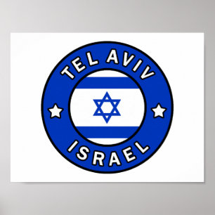 Affiche Tel Aviv Israël