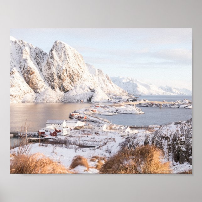 Affiche téléchargeable de maison rustique dans des (Devant)