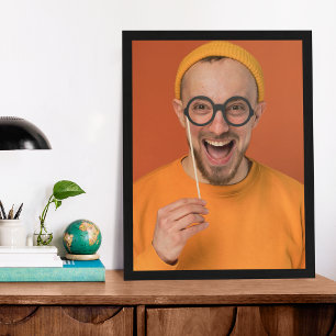 Affiche Téléchargement de votre photo drôle de selfie