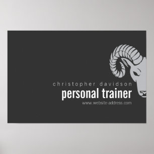 Affiche Téléchargement du logo Tête Décalage Gras Moderne