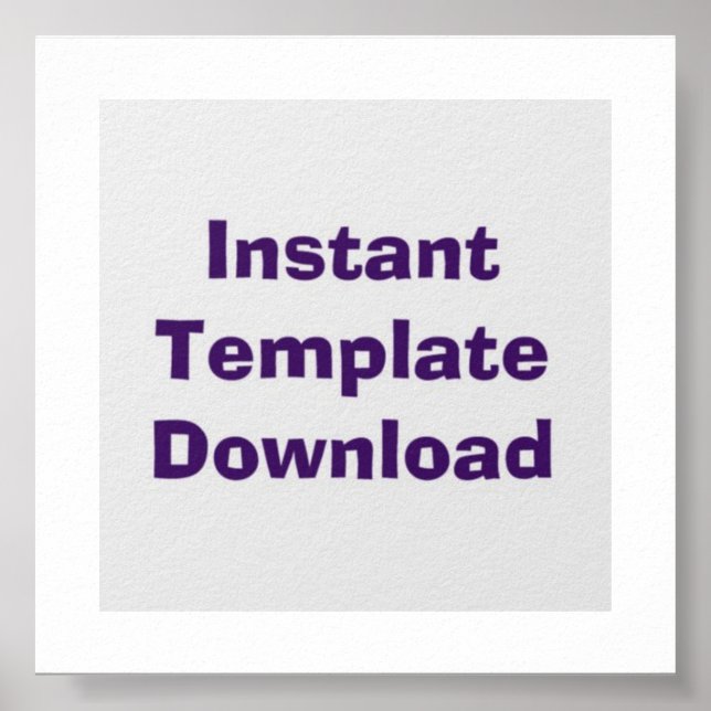 Affiche Téléchargement du Modèle d'affiche instantané (Devant)