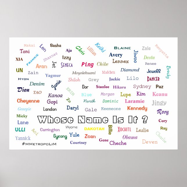 Affiche TÉLÉCHARGEMENT INSTANTANÉ /wallART/ MMETROPOLIM (Devant)