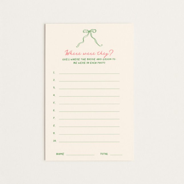 Affiche Téléchargement manuscrit Où étaient-ils Jeu (Créateur téléchargé)