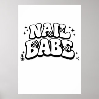 Affiche Téléchargement numérique imprimable Nail Babe