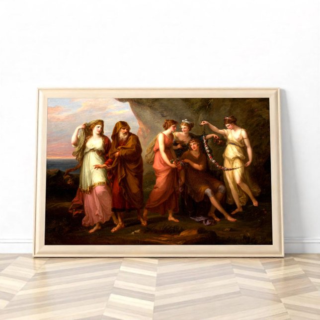 Affiche Telemachus et les Nymphes de Calypso (Créateur téléchargé)