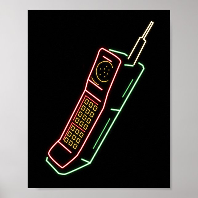 Affiche Téléphone mobile Téléphone Vintage Vieux (Devant)