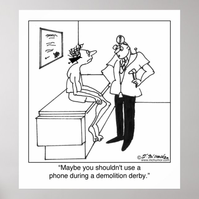 Affiche Téléphones et derbys de démolition (Devant)