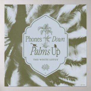 Affiche Téléphones Vers Le Bas, Palmiers Vers Le Haut - Le