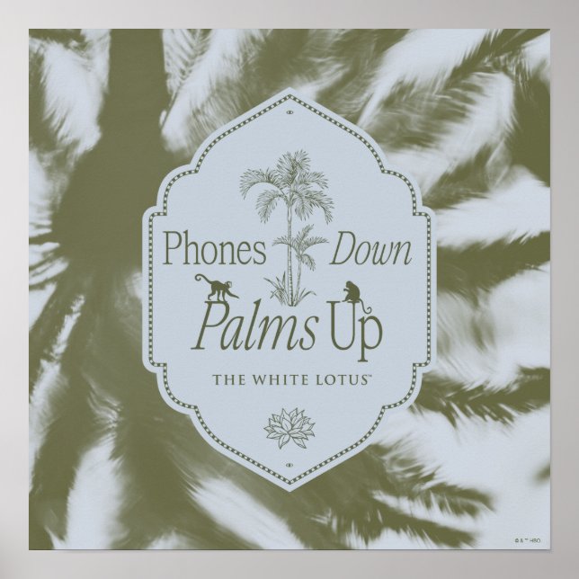 Affiche Téléphones Vers Le Bas, Palmiers Vers Le Haut - Le (Devant)