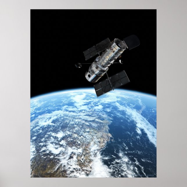 Affiche Télescope spatial Hubble 18x24 (18x24) (Devant)