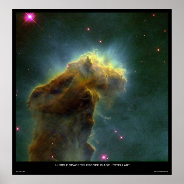 Affiche Télescope Spatial Hubble Image "Stellar" (Devant)