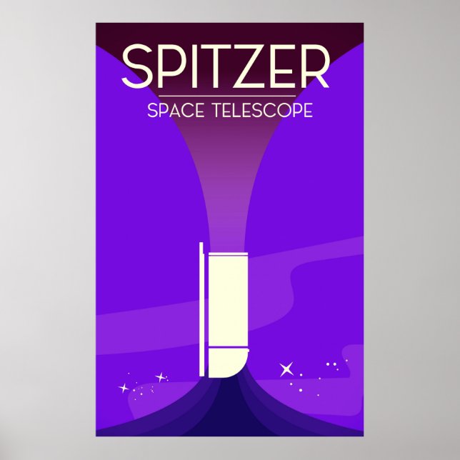 Affiche Télescope Spitzer (Devant)