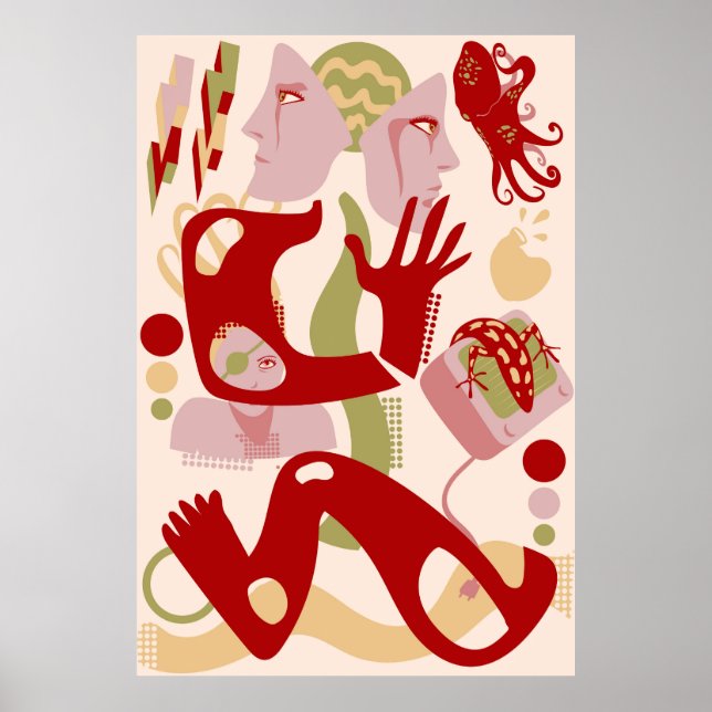 Affiche Télévision Lizard (Devant)