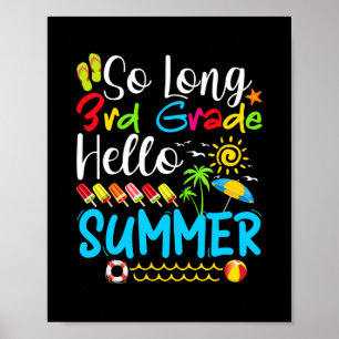 Affiche Tellement Long 3E Année Bonjour Été Dernier Jour D