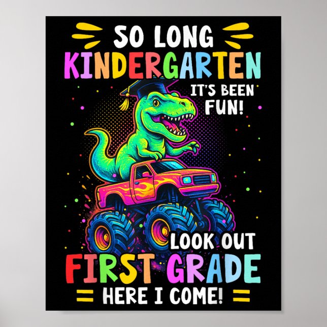 Affiche Tellement long jardin d'enfants Graduation Monster (Devant)