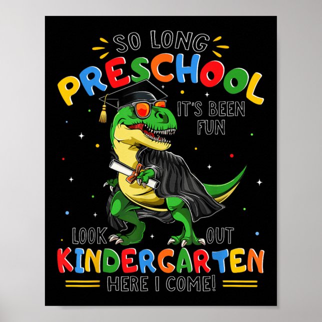 Affiche Tellement Longue De Graduation Préscolaire Cl De 2 (Devant)