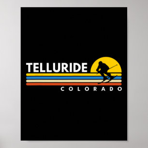 Affiche Telluride Co Colorado Ski Vintage Retro Souvenirs