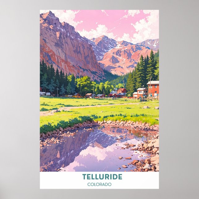 Affiche Telluride - Colorado (Devant)