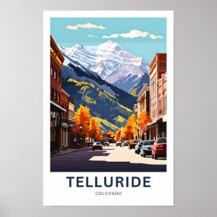 Affiche Telluride Colorado Imprimer Voyage