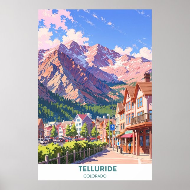 Affiche Telluride - Colorado - Marche Pittoresque (Devant)