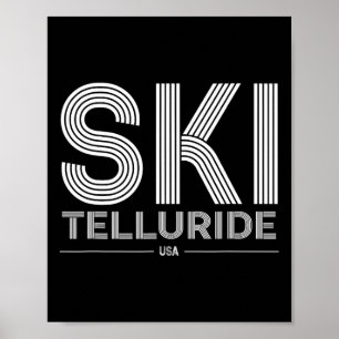 Affiche Telluride Station de ski Usa Rocky Mountains Ameri