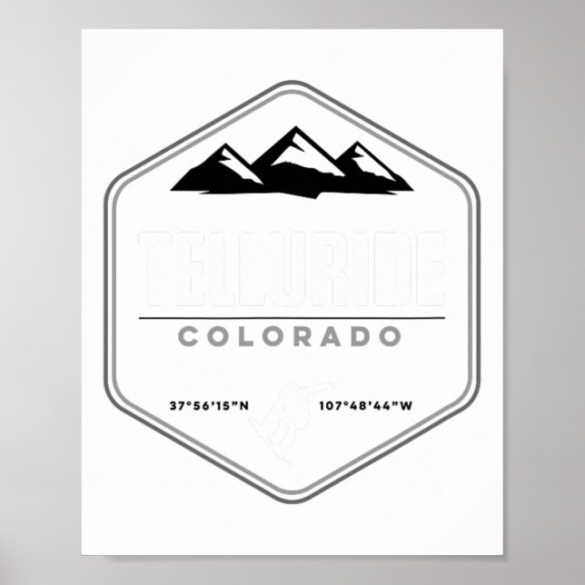 Affiche Telluro Colorado Snowboard T (Devant)