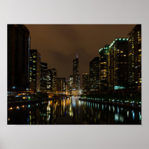 Affiche Tempête au-dessus de Chicago