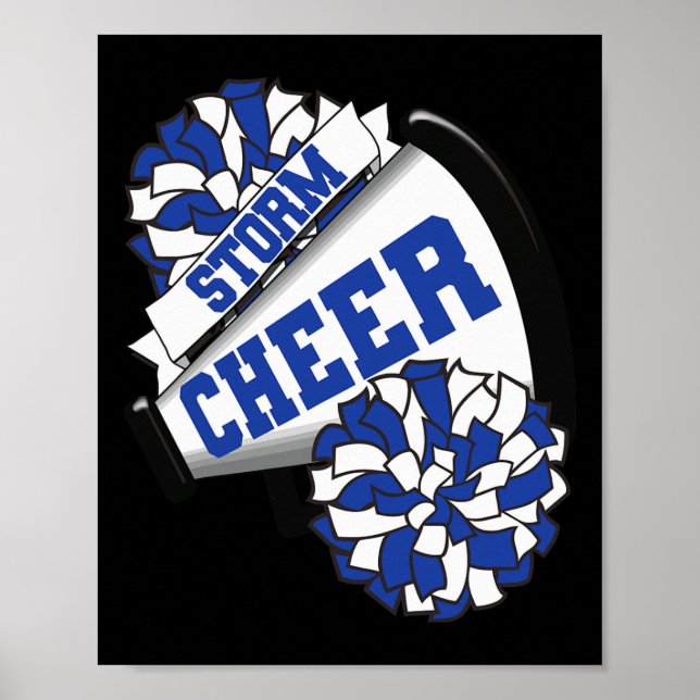 Affiche Tempête Cheer Ck Pour l'école Esprit de Cheerleadi (Devant)