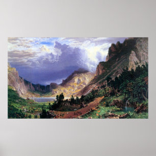 Affiche Tempête dans les Rocheuses, Mt. Rosalie par