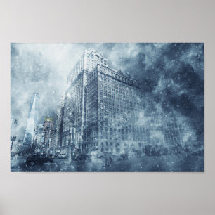 Affiche Tempête de neige