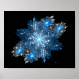 Affiche Tempête de neige (10x8)