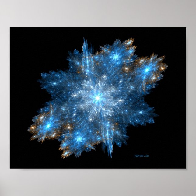 Affiche Tempête de neige (10x8) (Devant)