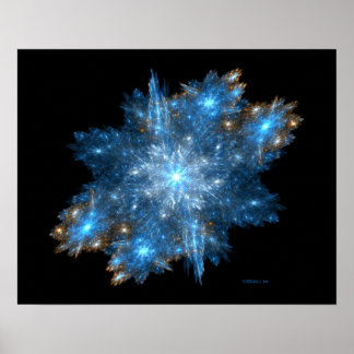 Affiche Tempête de neige (20x16)