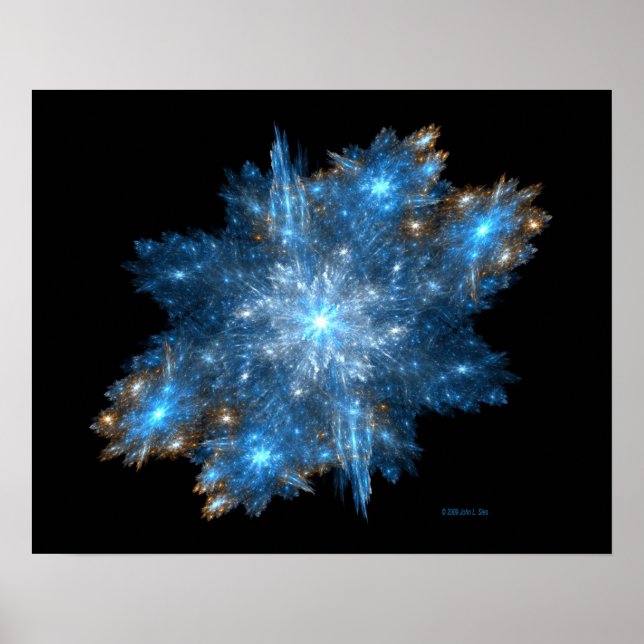 Affiche Tempête de neige (20x16) (Devant)